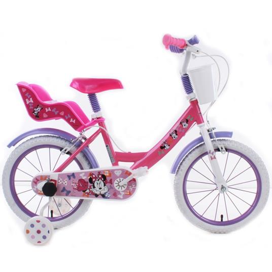 Bicicletta Per Bambini 16" Con Parafanghi Disney Minnie Volare 21761