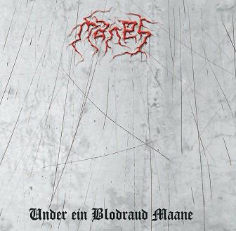Under Ein Blodraud Maane (Red Vinyl Gatefold Limited Edition) - Vinile 7'' di Manes
