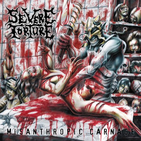 Misanthropic Carnage (Clear-Red Vinyl) - Vinile LP di Severe Torture