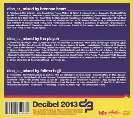 Decibel 2013 - CD Audio - 2