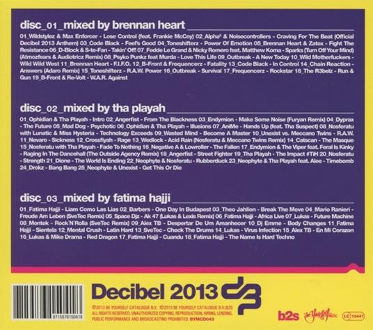 Decibel 2013 - CD Audio - 2