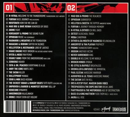 Thunderdome 2021 - CD Audio