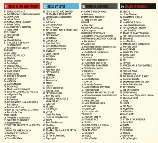 Defqon.1 2023 Path Of The Warrior - CD Audio