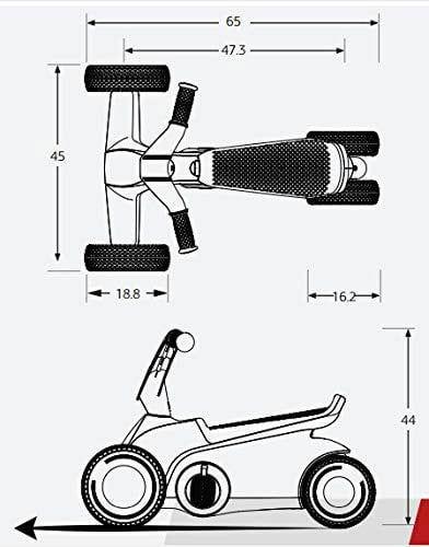 Moto Scooter a Pedali per Bambini Berg Toys GO2 Verde Acqua - 4