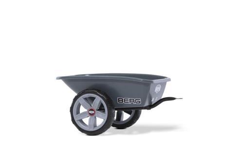 Berg 18.24.60.00 Trailer M (per Reppy incl. towbar), colore: Grigio