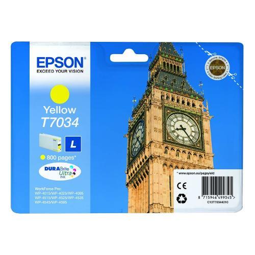 Epson - Epson T7034 L Yellow 0.8K