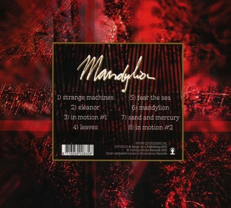 Mandylion - CD Audio di Gathering - 2