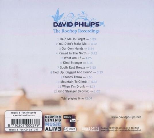 The Rooftop Recordings - CD Audio di David Philips - 2