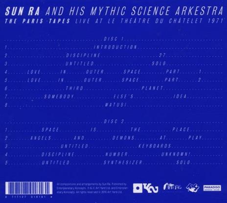 The Paris Tapes - CD Audio di Sun Ra - 2