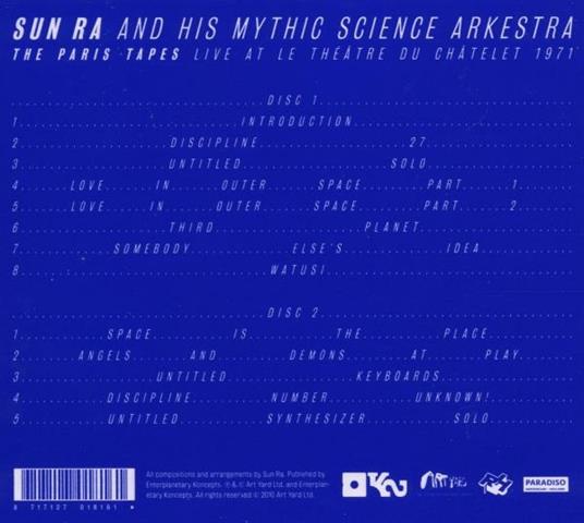 The Paris Tapes - CD Audio di Sun Ra - 2