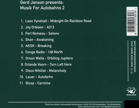 Musik for Autobahns 2 - CD Audio di Gerd Janson - 2