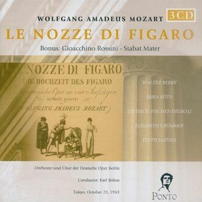 Nozze di Figaro K492 - CD Audio di Wolfgang Amadeus Mozart,Karl Böhm,Dietrich Fischer-Dieskau