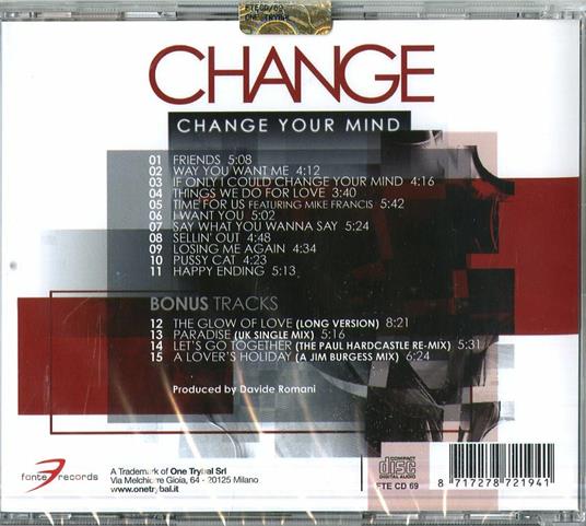 Greatest Hits - CD Audio di Change - 2