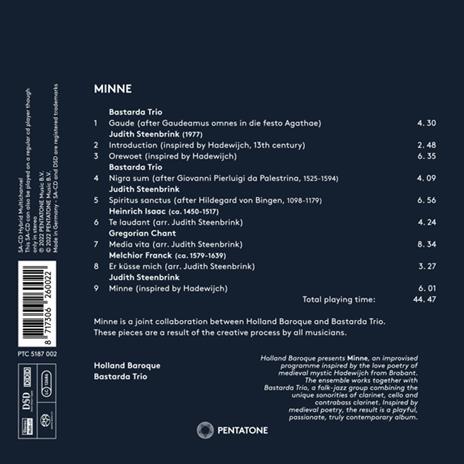 Minne - CD Audio di Holland Baroque - 2