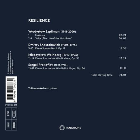 Resilience - CD Audio di Yulianna Avdeeva - 2