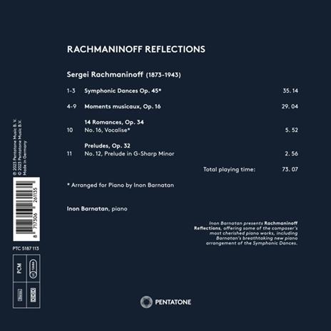 Reflections - CD Audio di Inon Barnatan - 2