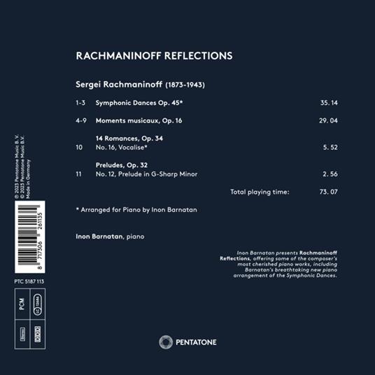 Reflections - CD Audio di Inon Barnatan - 2