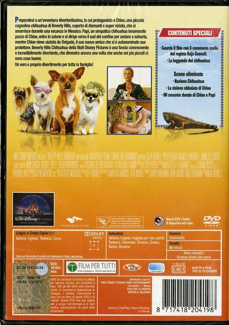Beverly Hills Chihuahua di Raja Gosnell - DVD - 2