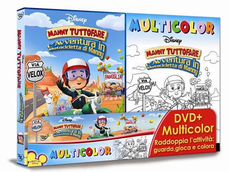 Manny Tuttofare. L'avventura in motocicletta di Manny - DVD - 2