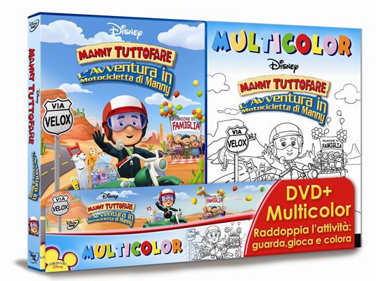 Manny Tuttofare. L'avventura in motocicletta di Manny - DVD - 2