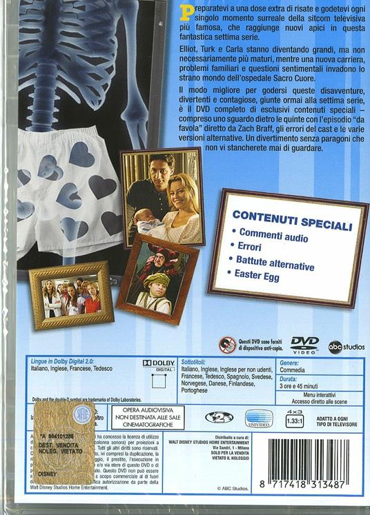 Scrubs. Medici ai primi ferri. Serie 7 (2 DVD) di Bill Lawrence,Adam Bernstein,Gail Mancuso - DVD - 2