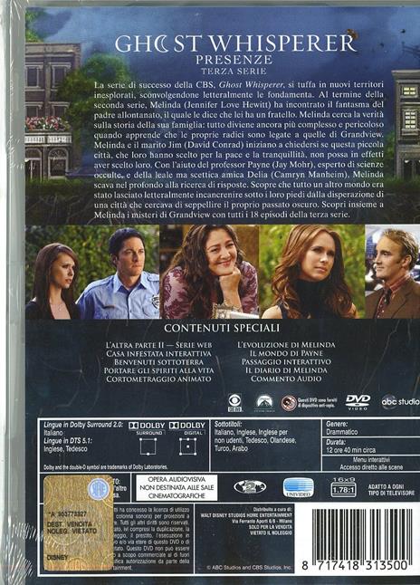 Ghost Whisperer. Serie 3 (5 DVD) di John Gray,Ian Sander,Eric Laneuville - DVD - 2