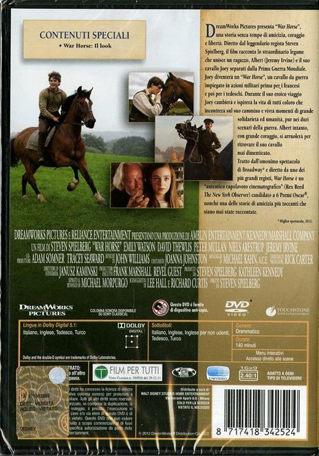 War Horse di Steven Spielberg - DVD - 2