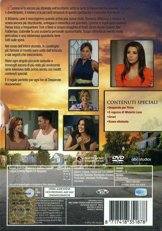 Desperate Housewives. Stagione 7 (6 DVD) di David Grossman,Larry Shaw,Tara Nicole Weyr - DVD - 2