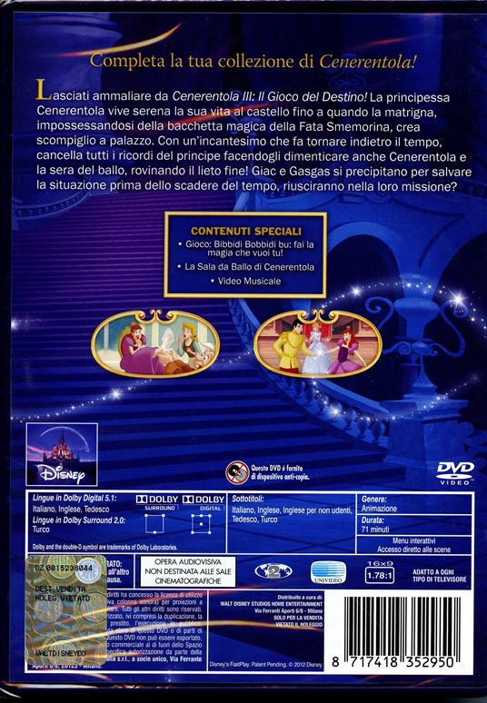 Cenerentola 3. Il gioco del destino di Frank Nissen - DVD - 2