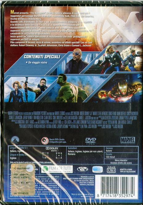 The Avengers di Joss Whedon - DVD - 2