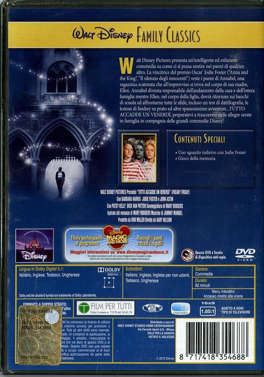 Tutto accadde un venerdì di Gary Nelson - DVD - 2