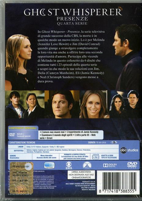 Ghost Whisperer. Serie 4 (6 DVD) di Eric Laneuville,Peter Werner,Steven Robman - DVD - 2