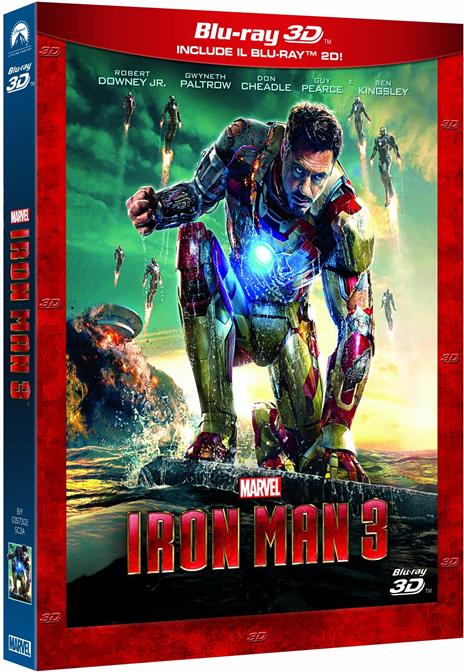 Iron Man 3. 3D (Blu-ray + Blu-ray 3D) di Shane Black