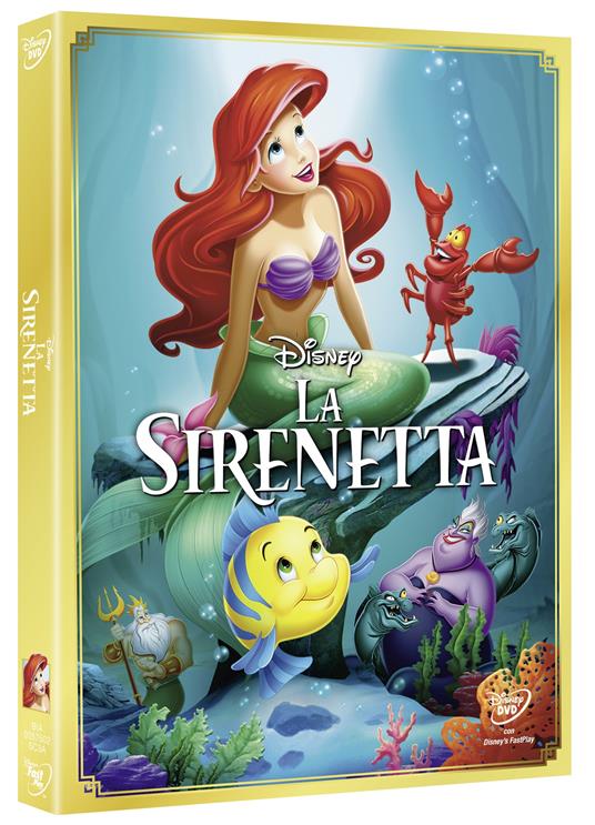 La Sirenetta - DVD - Film di John Musker , Alan Menken Animazione | IBS