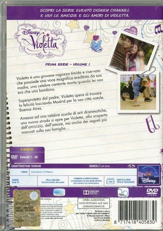 Violetta. Stagione 1. Vol. 1 (9 DVD) di Jorge Nisco,Martín Saban - DVD - 2
