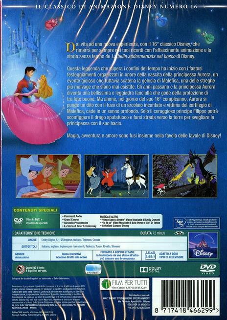 La Bella Addormentata nel bosco (DVD)<span>.</span> Limited Edition di Clyde Geronimi - DVD - 2