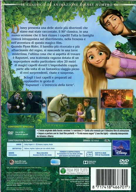 Rapunzel. L'intreccio della torre (DVD)<span>.</span> Limited Edition di Byron Howard,Nathan Greno - DVD - 2