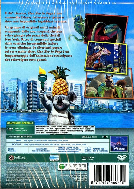Uno zoo in fuga (DVD)<span>.</span> Limited Edition di Steve 'Spaz' Williams - DVD - 2
