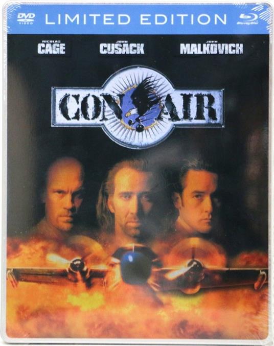 Con Air. Con Steelbook (DVD + Blu-ray) di Simon West - DVD + Blu-ray