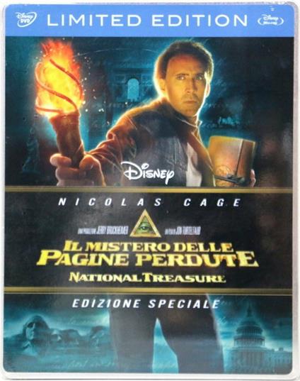 Il mistero delle pagine perdute. Con Steelbook (DVD + Blu-ray) di Jon Turteltaub - DVD + Blu-ray