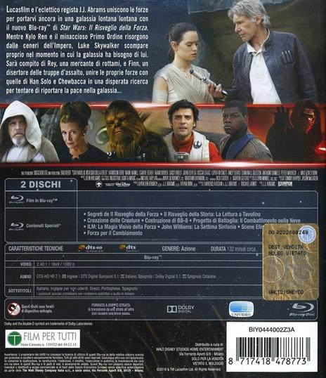 Star Wars. Il risveglio della Forza (2 Blu-ray) di J. J. Abrams - Blu-ray - 2