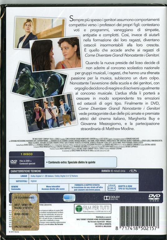 Come diventare grandi nonostante i genitori (DVD) di Luca Lucini - DVD - 2
