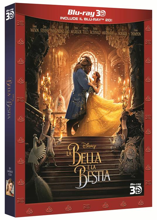 La bella e la bestia. Live action (Blu-ray + Blu-ray 3D) di Bill Condon - Blu-ray + Blu-ray 3D