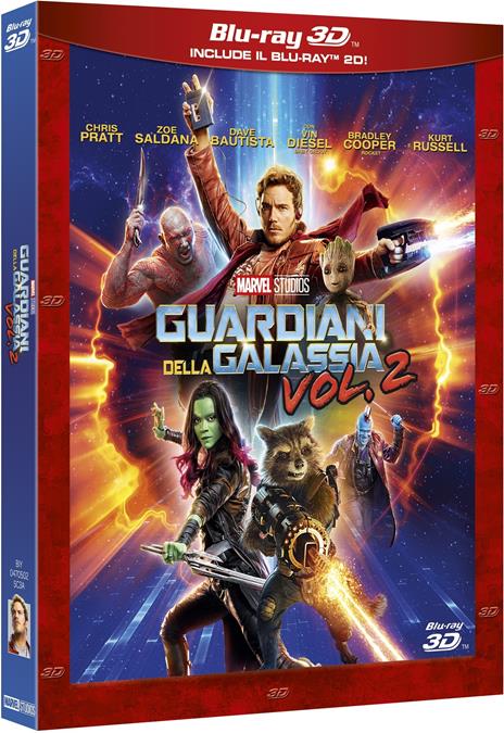 Guardiani della Galassia Vol. 2 (Blu-ray + Blu-ray 3D) di James Gunn - Blu-ray + Blu-ray 3D