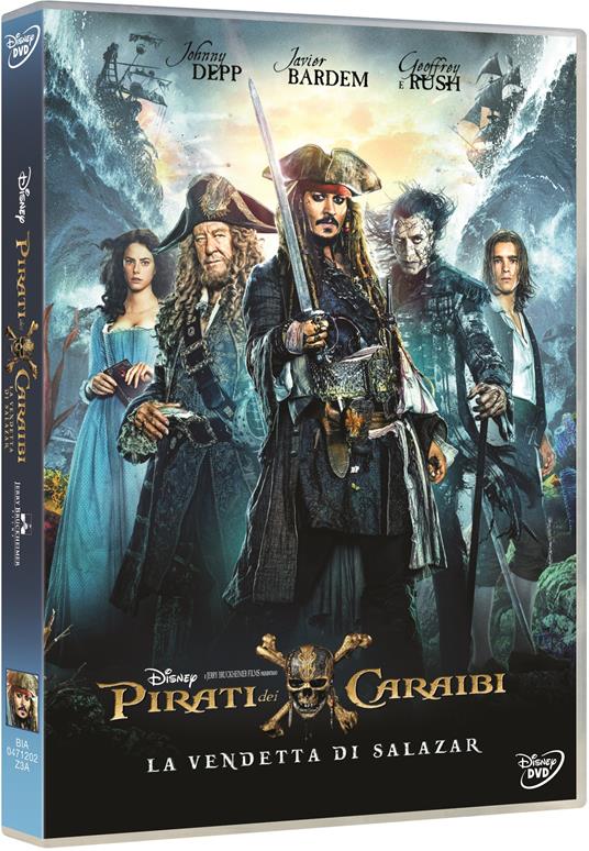 Pirati dei Caraibi. La vendetta di Salazar (DVD) di Joachim Roenning,Espen Sandberg - DVD