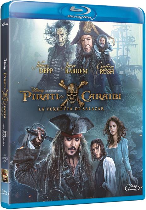 Pirati dei Caraibi. La vendetta di Salazar (Blu-ray) di Joachim Roenning,Espen Sandberg - Blu-ray