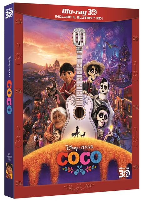 Coco (Blu-ray + Blu-ray 3D) di Lee Unkrich,Adrian Molina - Blu-ray + Blu-ray 3D