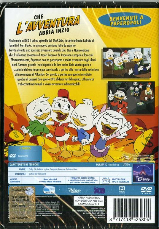 DuckTales. Woo-oo! (DVD) di John Aoshima,Dana Terrace - DVD - 2