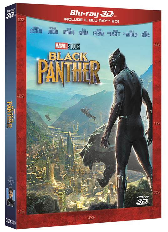 Black Panther  (Blu-ray + Blu-ray 3D) di Ryan Coogler - Blu-ray + Blu-ray 3D