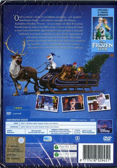 Frozen. Le avventure di Olaf di Kevin Deters,Stevie Wermers - DVD - 2